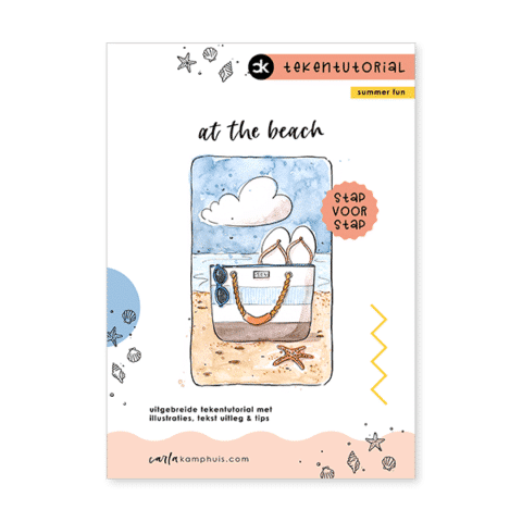 Tekentutorial PDF Zomer Beach