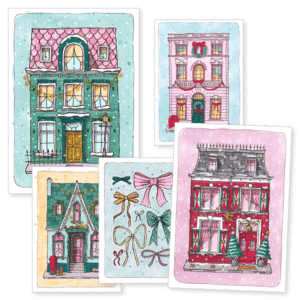 Kerst Huisjes tekenen cursus